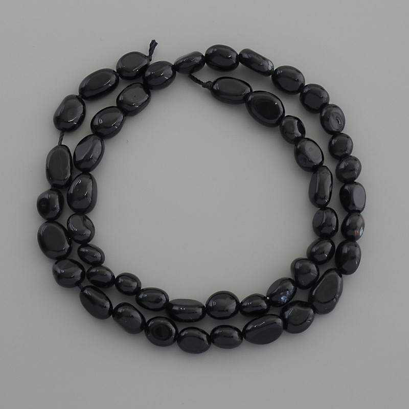 Agate Tumbled Beads on Thread 7-10×7 mm ±, 40 cm+ length