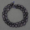 Synthetic Aventurine Beads Blue Sand Faceted, diameter 9-12×8mm± on thread, length 41cm+