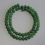 Chrysoprase Beads Smooth Sphere 6mm ± on Thread, 37cm+ Length