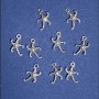 Pendant Finding Sea Star 12x19mm ± packaged 20g + - 22 pcs.
