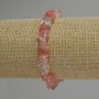Chalcedony Chip Bracelet, 5-10×2-4 mm diameter, 18 cm length, stretch