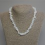 Moonstone Fragment Necklace, 8-14×3-5 mm+, length 45 cm+-, with clasp