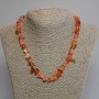 Assorted Bead Necklace - Crunch (8-12×3-6mm) with Extendable Length 45 cm ± with clasp