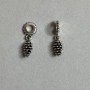 Bead Bail "Pinecone", diameter 25x7mm, inner hole diameter 5mm, packaging 2 pcs