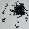 Black plastic rondelle bead 4×3 mm ± packaging 70 g