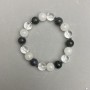 Bracelet Assorted Smooth Bead, diameter 10mm±, length 18mm± stretch