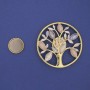 Magnetic Brooch Tree with Enamel Gold-tone Metal 50mm+