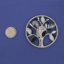 Magnetic Brooch Tree with Enamel Silver Metal 50mm+