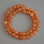Jade Beads Natural Jade Mashan Faceted Sphere 8mm Diameter, 38cm Length