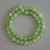 Natural stone Chrysoprase Olivine Beads, faceted round bead, 8mm diameter, length 36cm