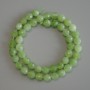 Natural stone Chrysoprase Olivine Beads, faceted round bead, 8mm diameter, length 36cm
