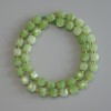 Natural Chrysoprase Olivine Beads, faceted cube shape, diameter 7x7mm±, 3mm+ beads, thread length 38cm+