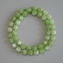 Natural Chrysoprase Olivine Beads, faceted cube shape, diameter 7x7mm±, 3mm+ beads, thread length 38cm+
