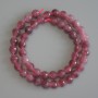 Tourmaline Beads Faceted Round 8mm+ on Thread, 38cm+ Length