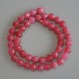 Tourmaline faceted round beads 8mm+ on thread, length 37cm+