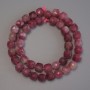 Tourmaline Beads Faceted Cube 9x9mm+ on Thread, 36cm+ length