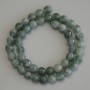 Jade Beads on Thread, Faceted Round 8mm, Length 38cm