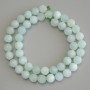 Angelite Beads, faceted ball 8mm, length 38cm