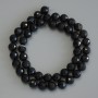 Faceted Agate Beads, Round 8mm, approx. 37 cm length on thread