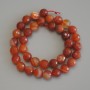 Agate Beads, Faceted Round, 10mm Diameter, 37cm Length, on Thread