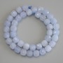 Aquamarine Faceted Cube Beads, 9x9mm, 37cm on Thread