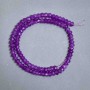 Lavender Amethyst Beads, Faceted Rondelle 6x4mm+, on Thread, 37cm+