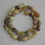 Grossular Garnet Faceted Beads on Thread, diameter 9-12×9mm ±, length 40 m ±