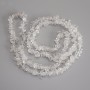 Rock Crystal Beads Chip, 10x3-5mm+-, length 76cm+- on thread