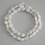 Adularia Faceted Beads, 12×9 mm, on Thread, about 39 in