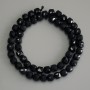 Tourmaline Beads Faceted Cube 7x7mm+- on String, length approx. 38 cm+