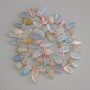 Morganite Beads Glassy Teardrop Butterfly 14-17×6-8mm+- Beads 3mm+- onThread, length 41cm+