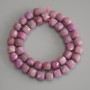 Phosphosiderite Beads Faceted Cube on Thread, diameter 9x9 mm±, length 37 cm±