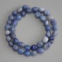 Adventurine Beads Tumbled, 9–14 mm diameter, 40 cm length