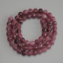 Tourmaline Beads Faceted Round 6mm+ on Thread, 37cm+ Length