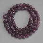 Tourmaline Beads Faceted Round 6mm+ on Thread, Length 37cm+