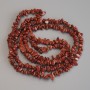 Red Jasper Beads Chip, diameter 5-8×2-3mm+-, length 80cm+- on fishing line