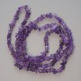 Amethyst Beads Chip, diameter 7-9×3mm ±, length 78cm ± on a thread