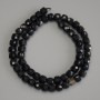 Faceted Tourmaline Beads Cube, 6.5x6.5 mm, diameter, 39 cm strands on thread