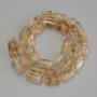 Citrine Cabochon Beads, 11x7mm, on Thread, 41cm