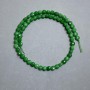 Chrysoprase Beads, Faceted Coin Shaped, 6 mm diameter, ~39 cm length on a thread
