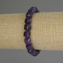 Sugilite Bracelet Faceted Cube, 9x9 mm, 18 cm (stretch)