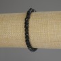 Tourmaline Bracelet Faceted Cube, 5x5mm, 18cm (stretch)
