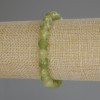 Chrysoprase Olivine Bracelet Faceted Bead, 8mm diameter ±, 18cm length (stretch)