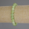 Chrysoprase Olivine Faceted Ball Bracelet, 8 mm diameter, 18 cm length (stretch)