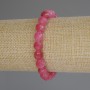 Tourmaline Bead-Textured Stretch Bracelet 8mm Ø, 18cm length