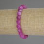Bracelet, Faceted Tourmaline Bead, 8 mm diameter, 18 cm length (stretch)