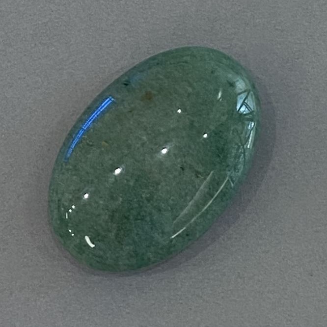 Natural Jade Stone Souvenir Oval 60x40x20mm+
