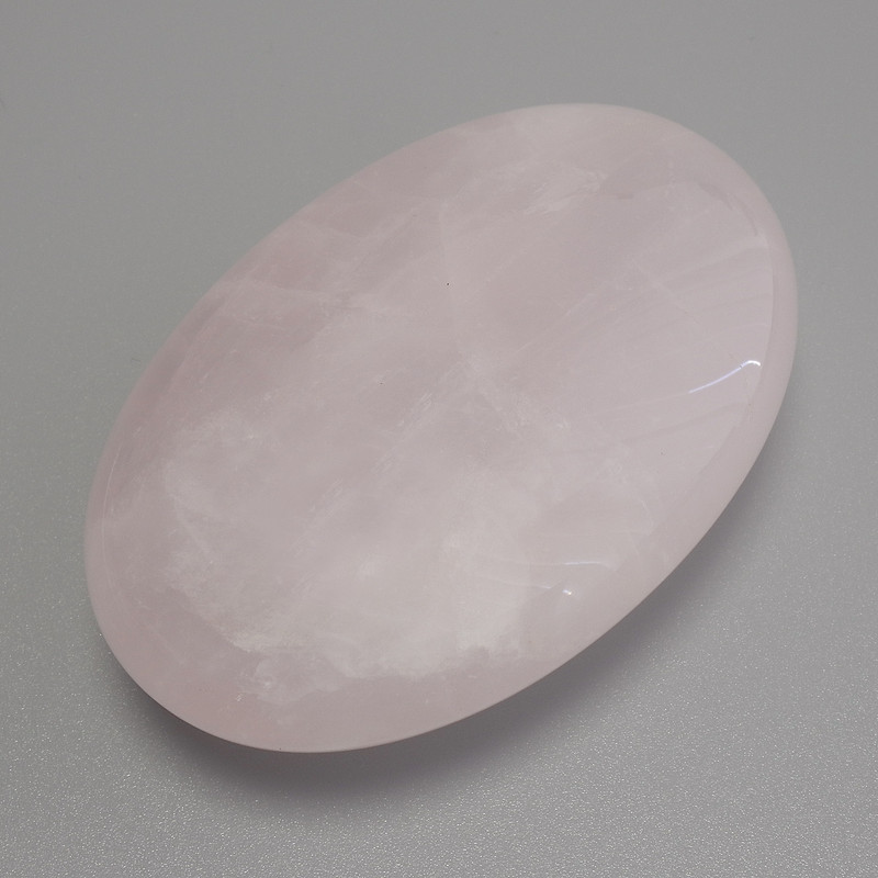 Natural Stone Souvenir Pink Quartz Oval 60x40x20mm+