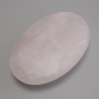 Natural Stone Souvenir Pink Quartz Oval 60x40x20mm+