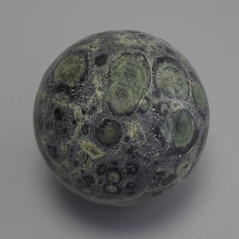 Souvenir Sphere Made of Ocean Jasper Stone, diameter 30mm+
